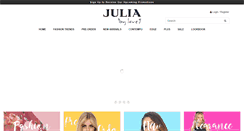 Desktop Screenshot of juliafashion.com